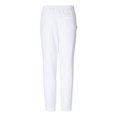 thumbnail image 2 of Independent Trading Co. Mens Midweight Fleece Pants, XS, White, 2 of 2