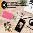 thumbnail image 2 of KODAK Step Instant color Photo Printer with BluetoothNFc Zink Technology KODAK App for iOS Android (Pink) go Bundle, 2 of 7