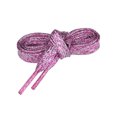 thumbnail image 2 of INSPIRE CHIC Lacets Plats Pailletés Brillants Étincelants pour Espadrilles Lacets de Chaussures Cordons Rose Rouge et Argent 110cm/43.31 Pouces, 2 of 6