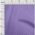 thumbnail image 2 of oneOone Polyester Spandex Purple Fabric Chevron Dress Material Fabric Print Fabric By The Yard 56 Inch Wide, 2 of 4
