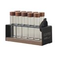 thumbnail image 2 of Tnarru Coffee Bean Seal Tubes Display Rack 21.5x9x8cm Portable Multifunctional for Efficient Portion Control Lightweight Wooden Base Long Tubes, 2 of 8