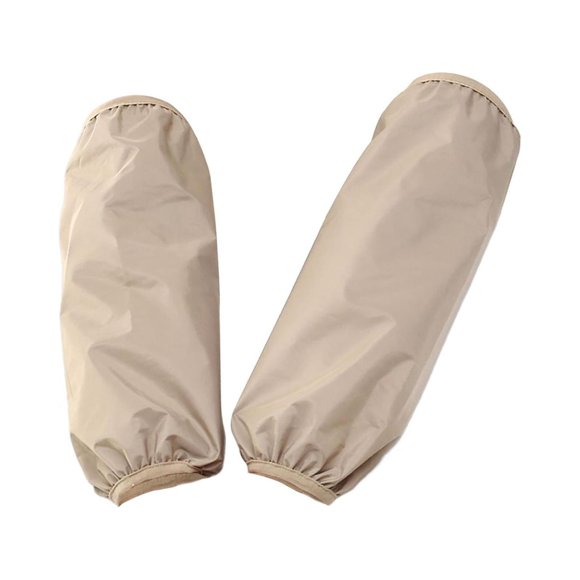 2Pcs Waterproof Sleeves Anti-Dirty Protective for Cleaning Cooking khaki
