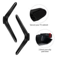 thumbnail image 2 of 2 Pcs Tv Mount Stand Tv Mounting Brackets Tabletop Tv Holder Plastic TV Legs with Screw, 2 of 8