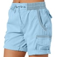 thumbnail image 1 of Shorts Cargo pour Femmes Shorts de Randonnée Confortables avec Poches Idéaux pour les Activités Extérieures d'Été, 1 of 3