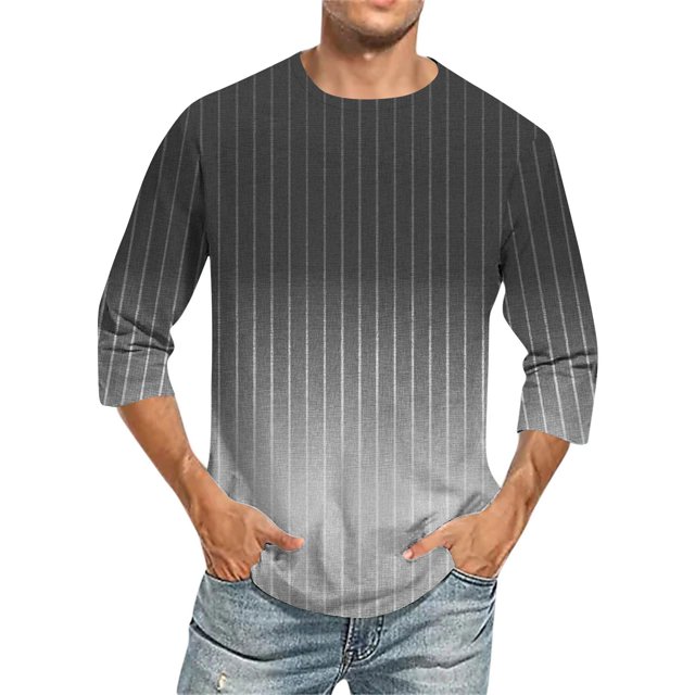 SDNall Shorts pour Hommes Imprimé Col Rond Mode Décontractée Manches Courtes Blouses Chemises Chemises pour Hommes, Tee-Shirts Manches Longues pour Hommes, Chemises Manches Longues pour Hommes