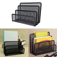 thumbnail image 1 of RRJ Metal Mesh Desk Organizer, 6 Compartment Drawer File Holder, Stackable Modular Letter Tray for Office Supplies, Stationery Storage Caddy for Home Office Desk, 1 of 4