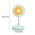 thumbnail image 3 of Personal Fans Desktop Small,Small Fans For Home And Outdoor Use,USB Desktop Fan Rechargeable Convenient Mini Small Folding Circulating Student Dormitory High Wind Power Fan, 3 of 7