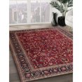 thumbnail image 2 of Ahgly Company Indoor Rectangle Traditional Dark Gold Brown Persian Area Rugs, 2' x 5', 2 of 6
