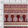 thumbnail image 2 of oneOone Viscose Chiffon Maroon Fabric Asian Block Sewing Craft Projects Fabric Prints By Yard 42 Inch Wide, 2 of 4