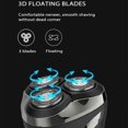thumbnail image 2 of Snapbuy Electric Razor for Men, Snapbuy Electric Razor Pro, 4D Floating Head Rotary Shaver, Ipx7 Waterproof Electric Razor, Wet & Dry Rechargeable Electric Shaver LCD Display, 2 of 7