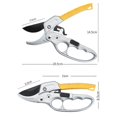 thumbnail image 4 of Silver pruning shears Fruit tree shears Gardening tools, 4 of 5