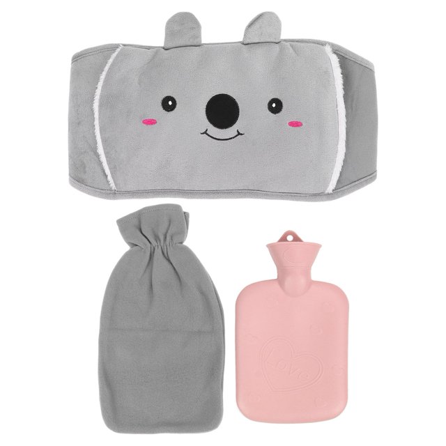Hot Water Bag, Rubber Warm Water Bag Soft For All People For Home Pink