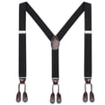 thumbnail image 2 of Men's Suspender with Button End and Adjustable Shapd Suspenders, 2 of 6
