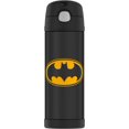 thumbnail image 1 of Thermos 16 Oz Vacuum Insulated Funtainer Bottle, Batman, 1 of 5