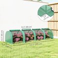 thumbnail image 3 of Outsunny Mini Serre Tunnel avec Housse en PE, Abri de Culture Vert pour Jardin, Vert, 3 of 10