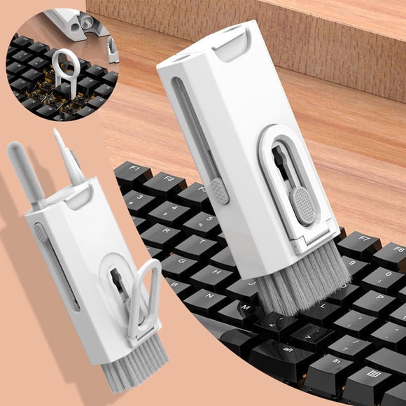 JZCHUNTOY 8 In 1 Electronic Cleaning Brush 1 Pack, Multi Functional Headphone Keyboard Cleaner Kit, Compact Portable All In One Design, Accessory for Phone, Earbud, Laptop & Camera Cleaning