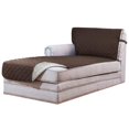 thumbnail image 1 of SUBRTEX Chaise Lounge Cover Reversible Sectional L Shaped Sofa Couch Slipcover Furniture Protector with Elastic Straps Washable for Kids Pets 102x34.5 Inch (Chaise Coffee), 1 of 4