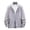 Grey, variant on Pisexur Men's Jacket Solid Color Full Zip Lightweight Casual Outerwear Windbreaker Long Sleeve Lapel Modern Fit Fall Coats with Zipped Pockets M-4XL Blue