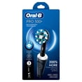 thumbnail image 2 of Oral-B Pro 500 + Electric Toothbrush with Brush Heads, Rechargeable, Black, 2 of 8