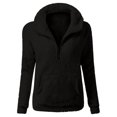 thumbnail image 1 of LSLJS Chandails à Fermeture Éclair pour Femmes Vestes Manches Longues Chandail à Capuche Décontracté Ample Manteau avec Poches, 1 of 2