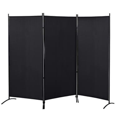 HOMCOM 3-Panel Folding Room Divider Privacy Screen Separator Partition