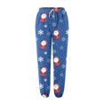 thumbnail image 4 of LUOGENLI Pantalon Décontracté pour Femme Pantalon Décontracté à Imprimé de Dessins Animés pour Dame Pantalon Décontracté pour Femme 44X32 Pantalon Décontracté pour Femmes Bleu Bleu Foncé TTG, 4 of 4