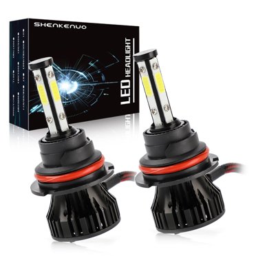 4 Sides HB5 9007 High&Low Beam For Chrysler town & country 2001 2002 2003 2004 2005 2006 2007 LED Headlight Bulbs 2pcs