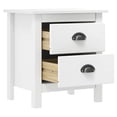 thumbnail image 3 of vidaXL Table de Chevet Table d'Appoint Salon Bureau Bois Massif Pin, 3 of 5