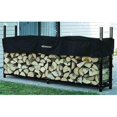 thumbnail image 1 of Alexander Manufacturer 96 WRC 8 ft. Woodhaven Firewood Rack & Standard Cover, Black, 1 of 1