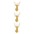 thumbnail image 3 of Wweixi Multifunctional 3D Mirror Deer Wall Sticker For Various Uses Personalized Home gold XXL 3Set, 3 of 6