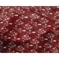 thumbnail image 3 of oneOone Silk Tabby Dark Red Fabric Fish Ocean Sewing Material Print Fabric By The Yard 42 Inch Wide, 3 of 3