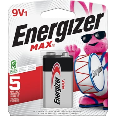 Piles alcalines 9 V Energizer MAX