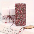 thumbnail image 3 of SNNROO Handcrafted Christmas Decor & Gift Wrapping Rope - Festive Red  Green & White  Perfect for DIY Holiday Crafts  Bouquets  Cake Toppers & Wedding Favors, 3 of 7