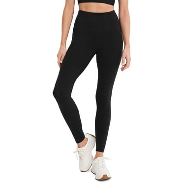 Jockey Legging Cheville Extensible en Coton Taille Haute pour Femmes