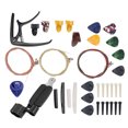 thumbnail image 1 of Guitar Strings Accessory Kit, Kit de Remplacement de Cordes de Guitare ABS Plastique Anti Rouille Cordes de Guitare Accessoire pour Guitare Folk pour Ukulélé pour Guitare Acoustique, 1 of 8