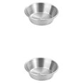 thumbnail image 1 of ZheElen Tasse à Sauce Condiment en Acier Inoxydable Portable et Polyvalent Bol à Tremper Léger et Portable 8cm (Ponçage) 2Set, 1 of 6