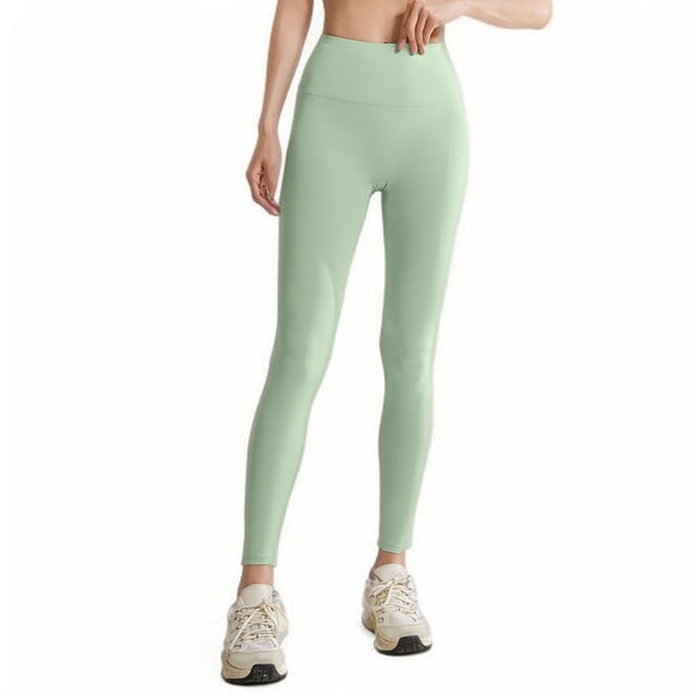 Plebaso Women's High Waisted Leggings Stretchy Compression Workout Yoga Pants for Running Gym Athletic