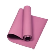 Bmisegm Monochrome Non- Yoga Mat Men and Women Sports Mat Yoga Mat 4Mm Fitness & Yoga Equipment Pink