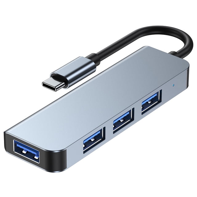 USB Hub 4 Ports USB 3.1 Type-C to USB 3.0 Hub Transfer Adapter Accessory