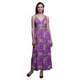 thumbnail image 1 of Bimba Robe Longue Chic à Imprimé Floral pour Femme, Style Bohème, Maxi d'Été, Tenue de Plage - XX-Grand, 1 of 5