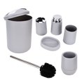 thumbnail image 4 of Bathroom Accessories Set, Bathroom Necessities Kit Durable Electroplating Toothbrush Holder  For Hotel For Home Grey, 4 of 8