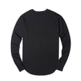 thumbnail image 1 of Shirts for Men Long Sleeve Basic Sweatshirts Loose Fit Solid Color Crewneck Pullover T-Shirt, 1 of 7