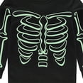 thumbnail image 4 of Pyjama Squelette Phosphorescent Pyjama pour Tout-Petits Enfants Garçons Phosphorescent Halloween Squelette Ensemble de Nuit en Coton, 4 of 7