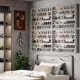 thumbnail image 2 of HOMCOM 5-Storey Wall Shelf Display Cabinet, Shot Glass Display Case, 2 of 10