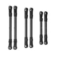 thumbnail image 2 of QualitChoice 6 Pieces RC Car Pull Rod Rod Servo Link for Slash Hoss 4x4 1:10 Scale RC Car Black, 2 of 6