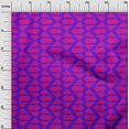 thumbnail image 3 of oneOone Silk Tabby Purple Fabric Geometric Craft Projects Decor Fabric Printed By The Yard 42 Inch Wide, 3 of 4