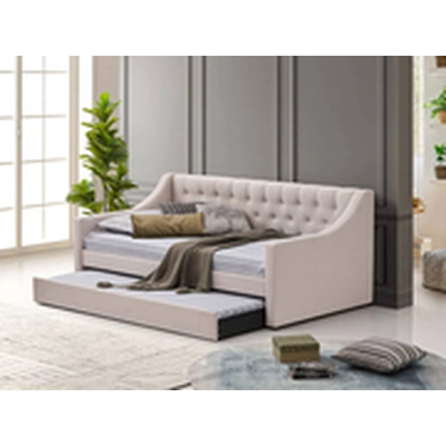 Queensons Amy Day Bed with Sturdy Construction, Aesthetic Color