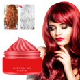 thumbnail image 1 of Temporary Instant Unisex Natural Hair Color Wax Mud Washable Moisturizing Modelling Fashion Colorful Hair Color Wax Disposable Natural Hairstyle Hair Color Pomade Dye, Hair Dye, 1 of 7