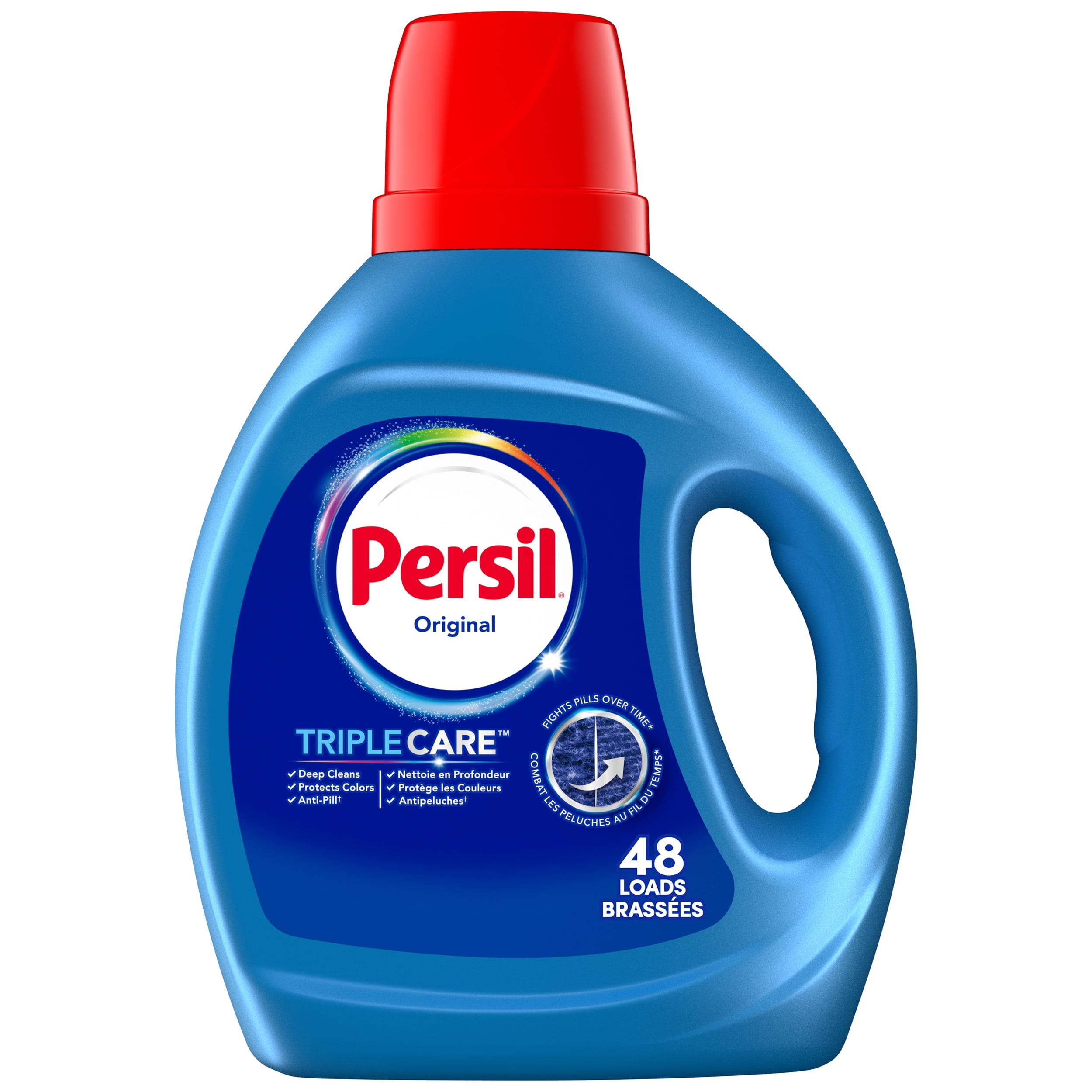 Persil Original Everyday Clean Liquid Laundry Detergent, Deep Cleans, Protects Colours, 1.86L, 48 Wash Loads, HE Compatible, 1 bottle