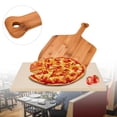 thumbnail image 2 of Ultra Heat-Resistant Pizza Stone with Bamboo Peel, 2 of 4